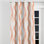 Panneaux de rideaux Modern Modern - Rideau à œillets Terra Lines abstrait orange et blanc