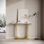 Console en métal moderne 43,31 po Pierz