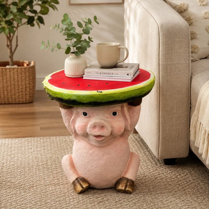 Résine en forme de cochon en résine