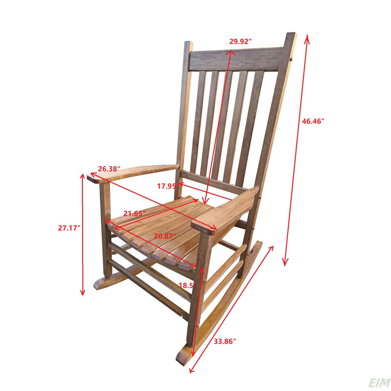 Chaise berçante pour adulte balconnet porche