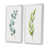 Toile avec cadre blanc