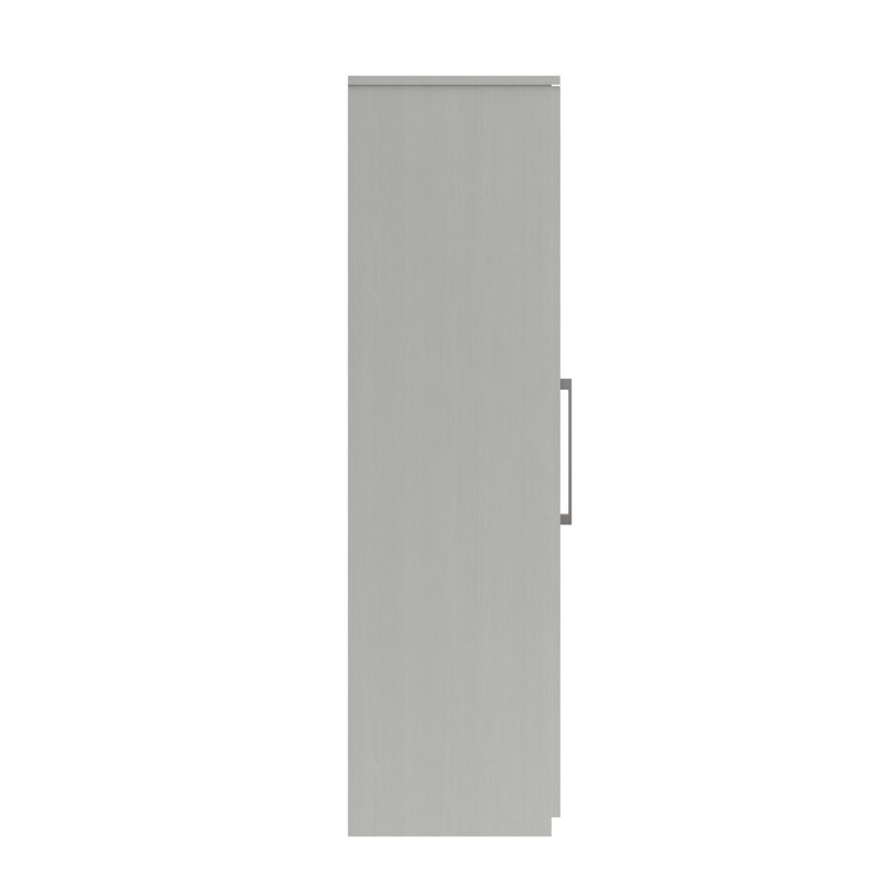 Alishma 2 Door Manufactured Wood Wardrobe, White