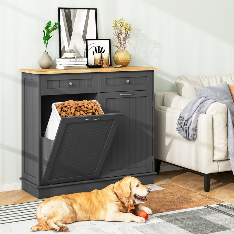 Ariyonna Solid Wood Top Kitchen Cart