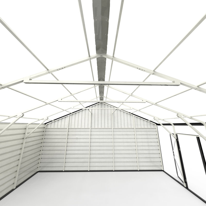 Remise de garage en métal l 25 pi. X P 33 pi., H 13 pi x l 25 pi x P 33 pi