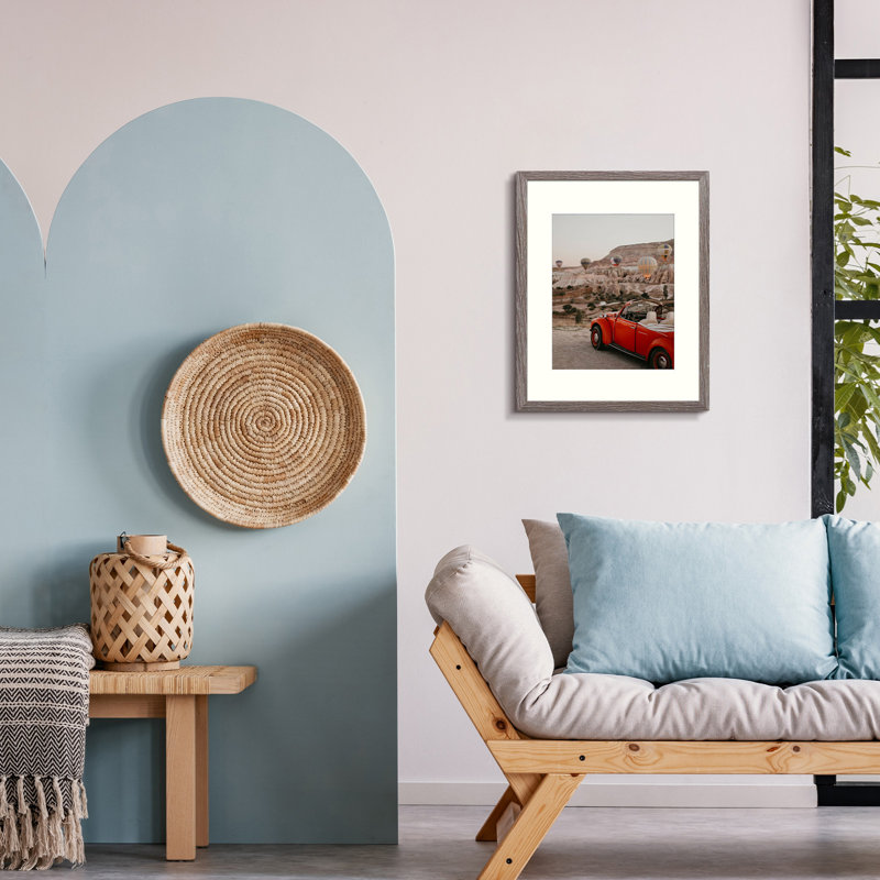 Cadre photo Dreketi, 11 po x 14 po emmêlé à 8 po x 10 po, Gris