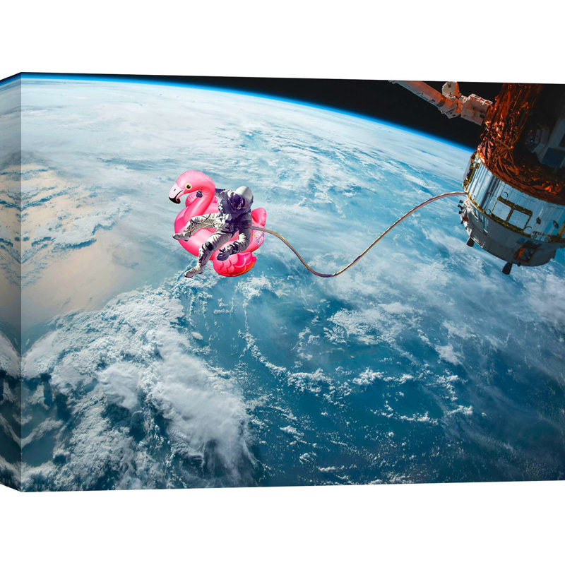 Surreal Photograph: Space Splash by Astrolabs - Wrapped Canvas Print, 60cm H x 80cm W x 4cm D