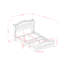 Danii Upholstered Bed-69771021-69771024