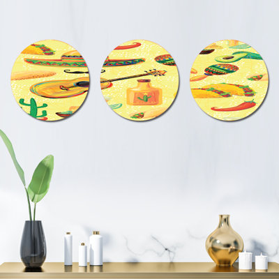 Abstract Wall Decor on Metal