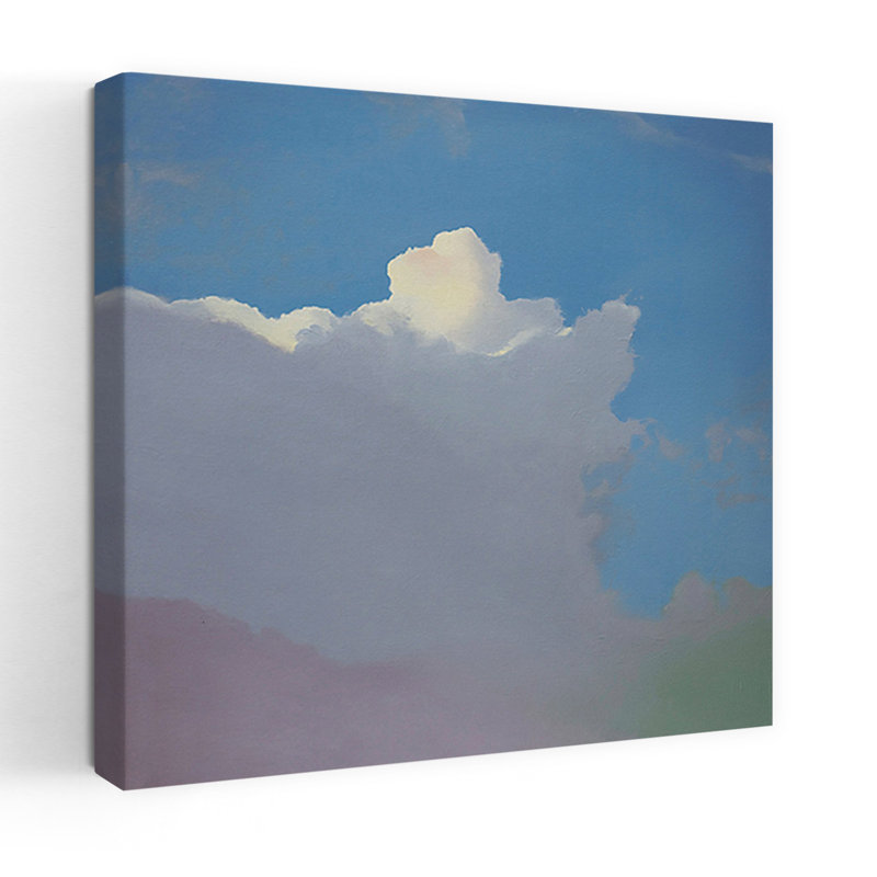 Sundae, paysage abstrait contemporain, art naturel, 18" H x 18" W