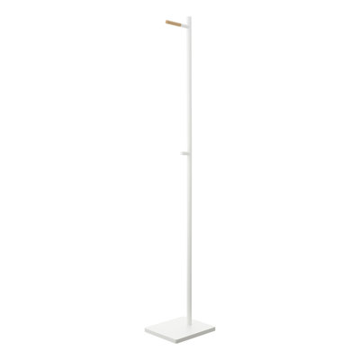 Tower 2-Hook Freestanding Steel Coat Rack
