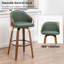 Swivel Upholstered Counter Stool-36907389-36907387