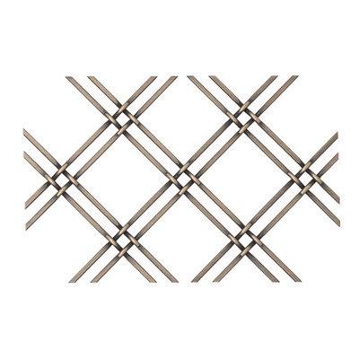 Round Flat Crimp Antique Brass Grill Master