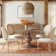 Lexi 46” Round Dining Table with Pedestal Base