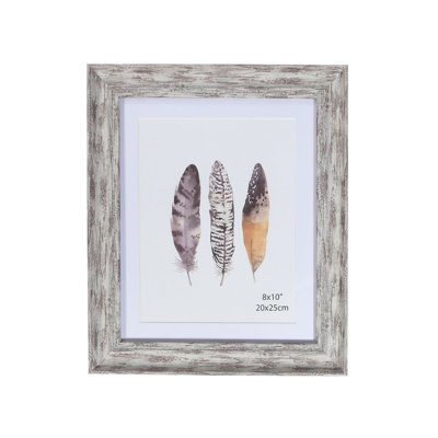 Haleyville Gray Matte Picture Frame with Mat