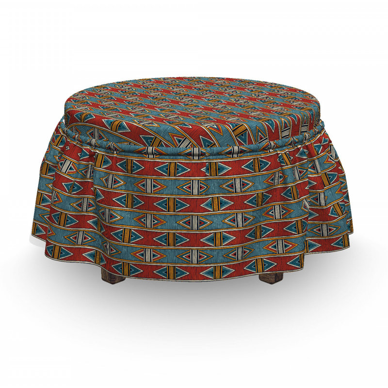 Housse pour culturel repose-pieds tribal