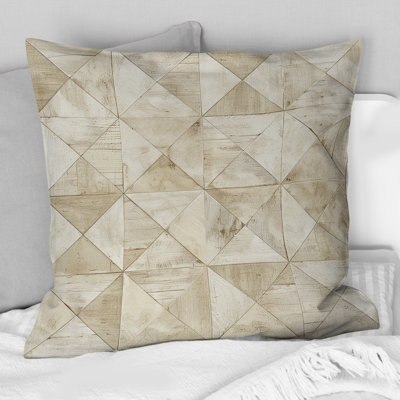 Coussin Beige Modern Triangle II - Modern