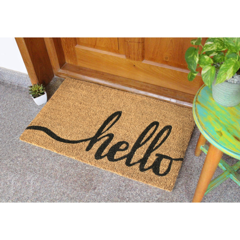Tapis de porte antidérapant pour l'intérieur et l'extérieur Akim 30 po x 18 po Akim