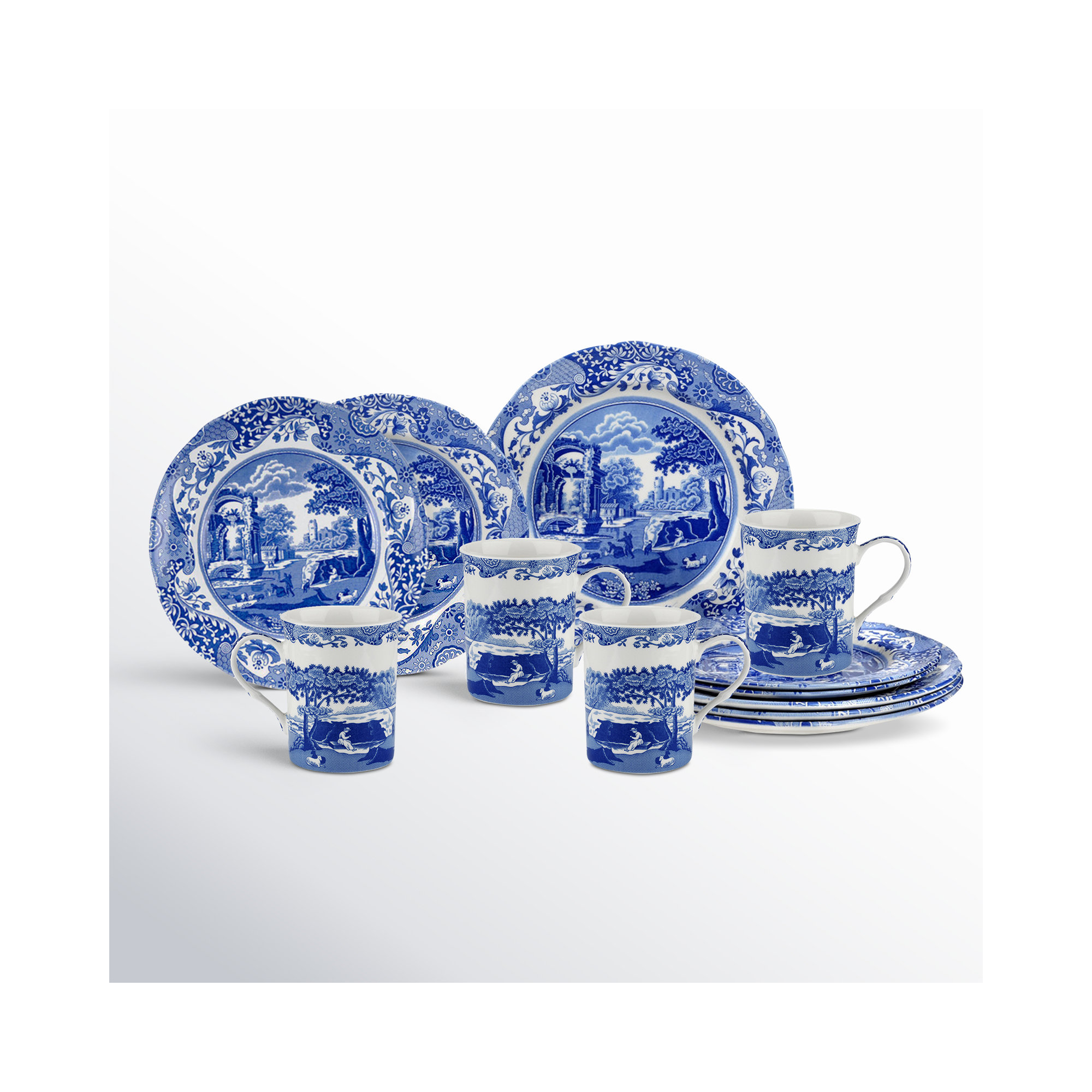 Spode Blue Italian 12-Pc Set