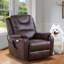 Cooperman Leather Power Recliner Chair-1602405496