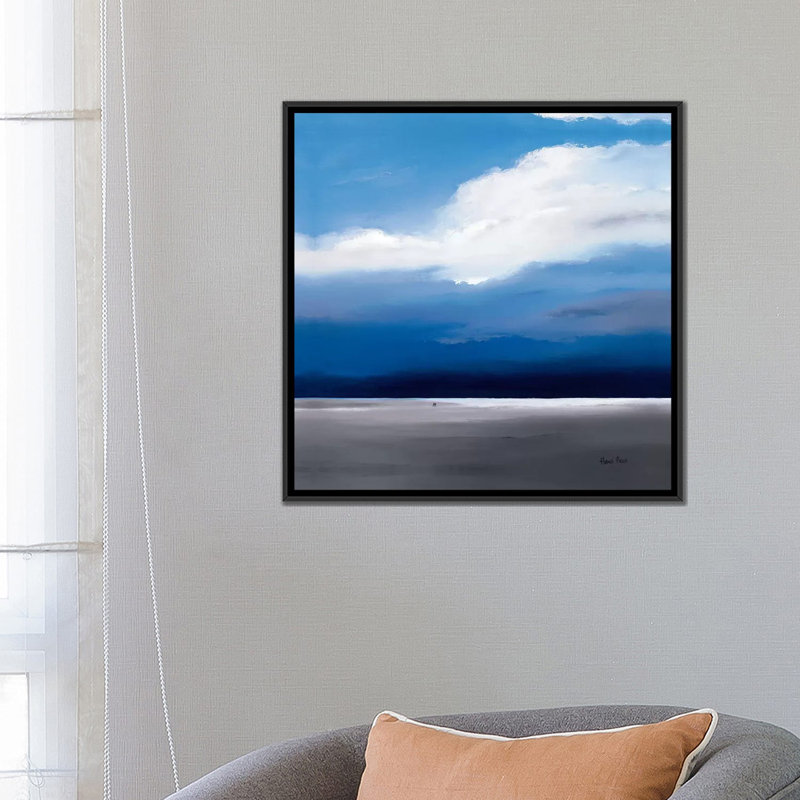 « infinity i », impression sur toile, H 18 po x l 18 po x P 1,5 po, Toile avec cadre flottant noir, Pas de tapis