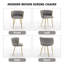 Chaise d'appoint rembourrée en velours Evanni-333893689-316044271