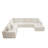 Modular Sectional Sofa Seat,Upholstered Compressed Couch,No Assembly Required,4 Pc Free Combination-1606527185-1606527187