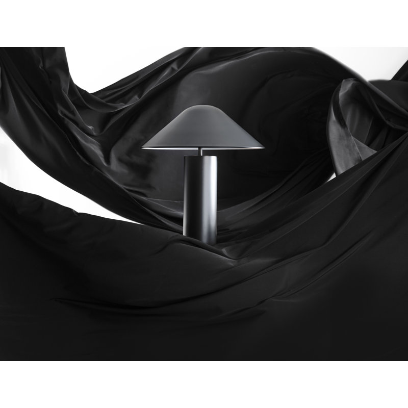 Damo Metal Table Lamp, Matt Black