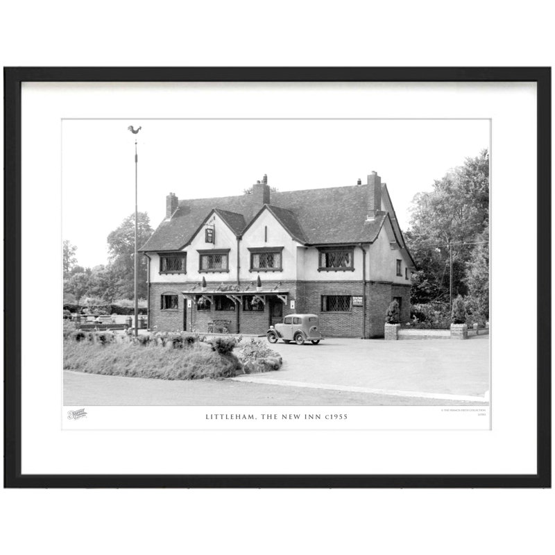 Littleham, The New Inn C1955 by Francis Frith - Single Picture Frame Print, 60cm H x 80cm W x 2.3cm D