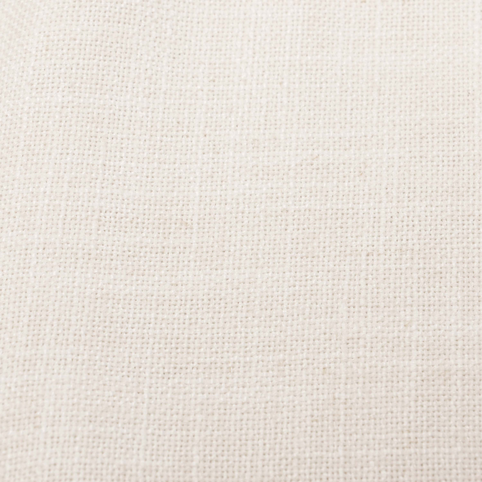 Bence Upholstered Ottoman, Zuma White Textured Linen
