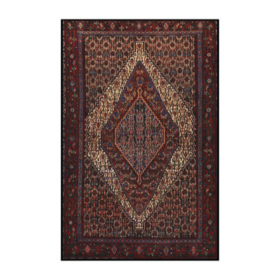 Tapis brun/bleu/crème traditionnel Algodones