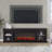 Benjamin 83" Landscape Electric Fireplace by Real Flame-89114308