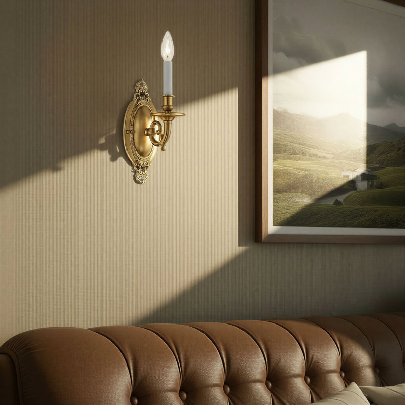Akeley 4.25'' Aged Brass Sconce