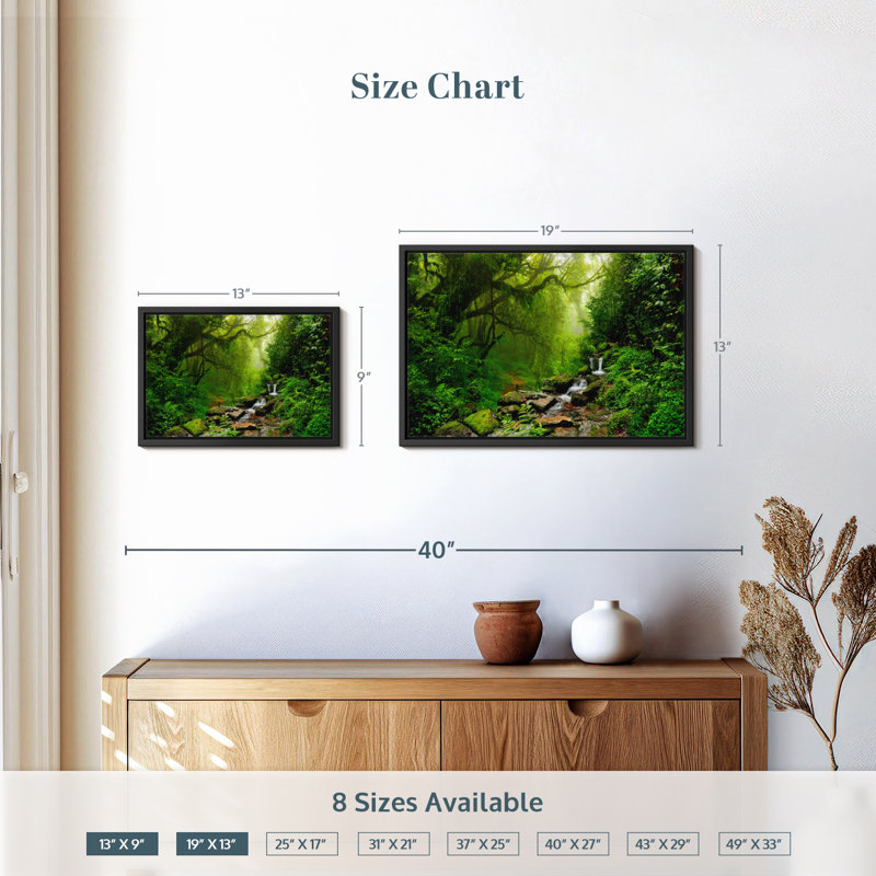 Forest Stream Canvas Print, 13" H x 19" W
