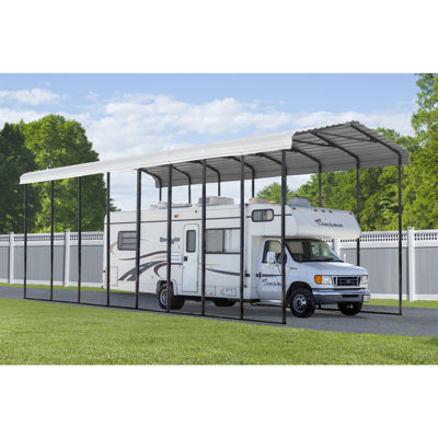 Galvanized Steel Rv Carport, 14X38X14