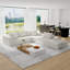 Canapé modulaire rembourré en chenille Modern-1876166137