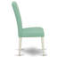 Cet ensemble de salle à manger 5 pièces comprend une table ovale en bois avec feuille papillon et 4 chaises rembourrées en similicuir pour étang, blanc lin-421326286-471855434-471855478