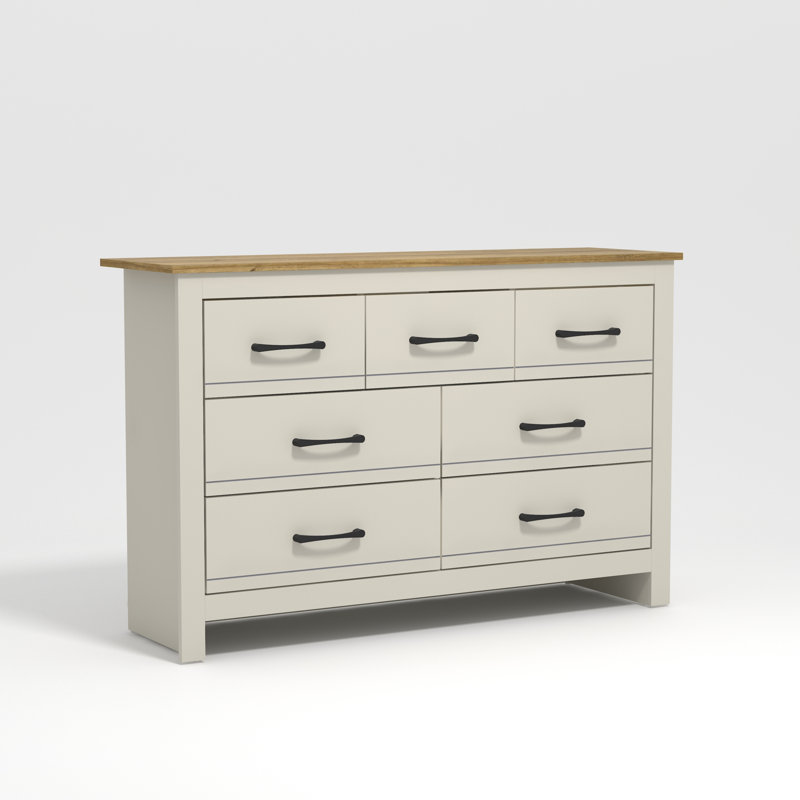 Limestone 7 - Drawer Chest of Drawers, Grey
