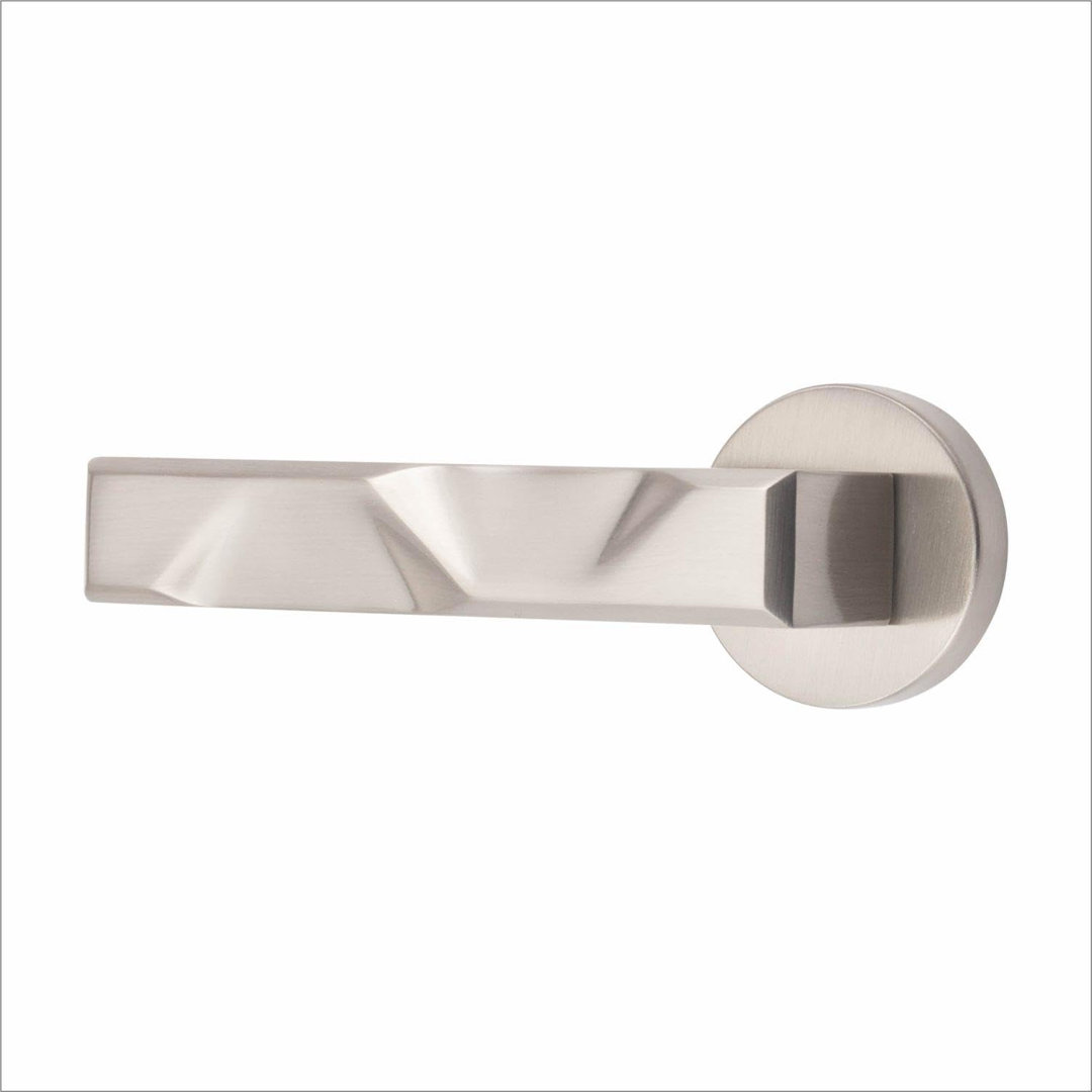 Modern Nova Design Premium Bathroom Door Handles on Round Rose