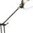 18" Antiqued Bronze Adjustable Swing Arm Desk Lamp USB With Antiqued Bronze Shade-182770287