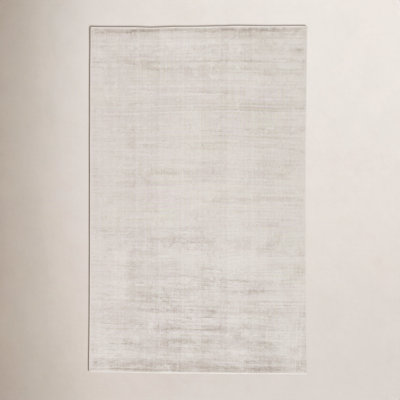 Tapis gris tissé à la main Owens