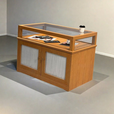 Vitrine simple pour îlot central