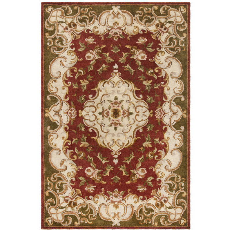 Tapis oriental en laine touffeté à la main Carnasheeran, Rectangle 4 pi x 6 pi