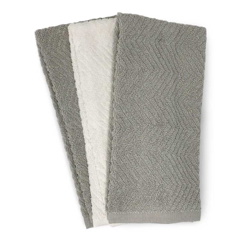Cotton Dish Cloth Kitchen Towel, Gray