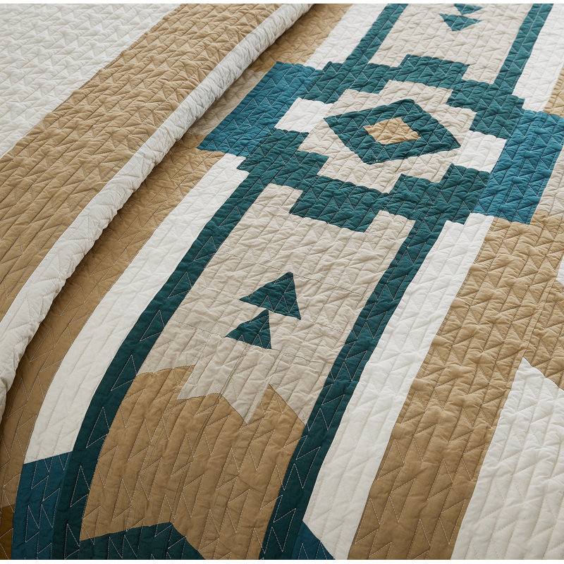 Trail Star Quilt Set Multi Twin, Twin Quilt 