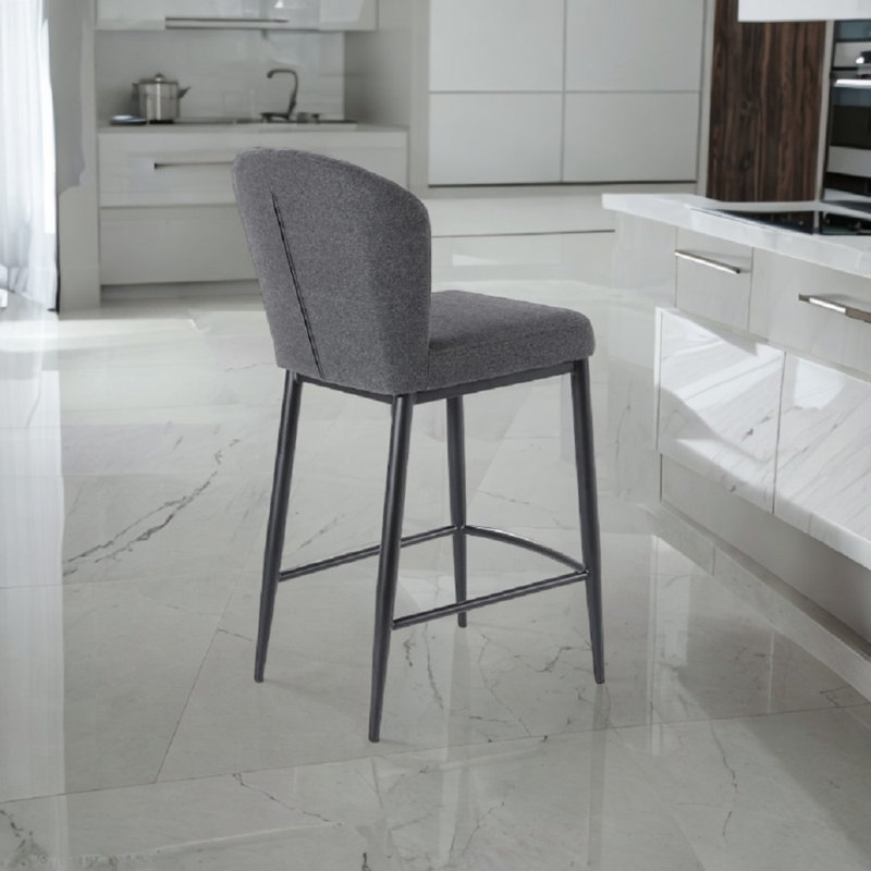 Tabouret en tissu, Graphite