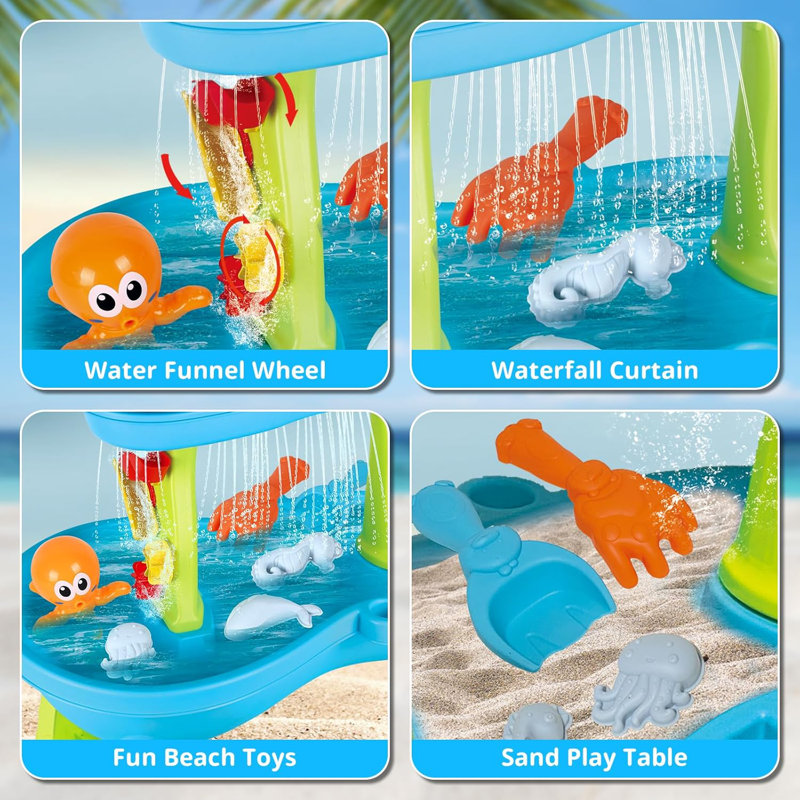 Sand And Water Plastic Adjustable Activity Table