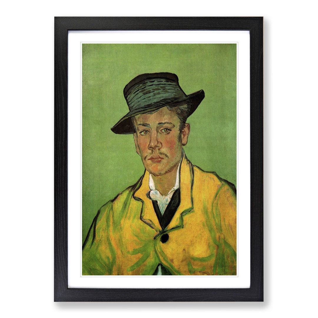 Portrait of Armand Roulin by Vincent Van Gogh - Framed Print