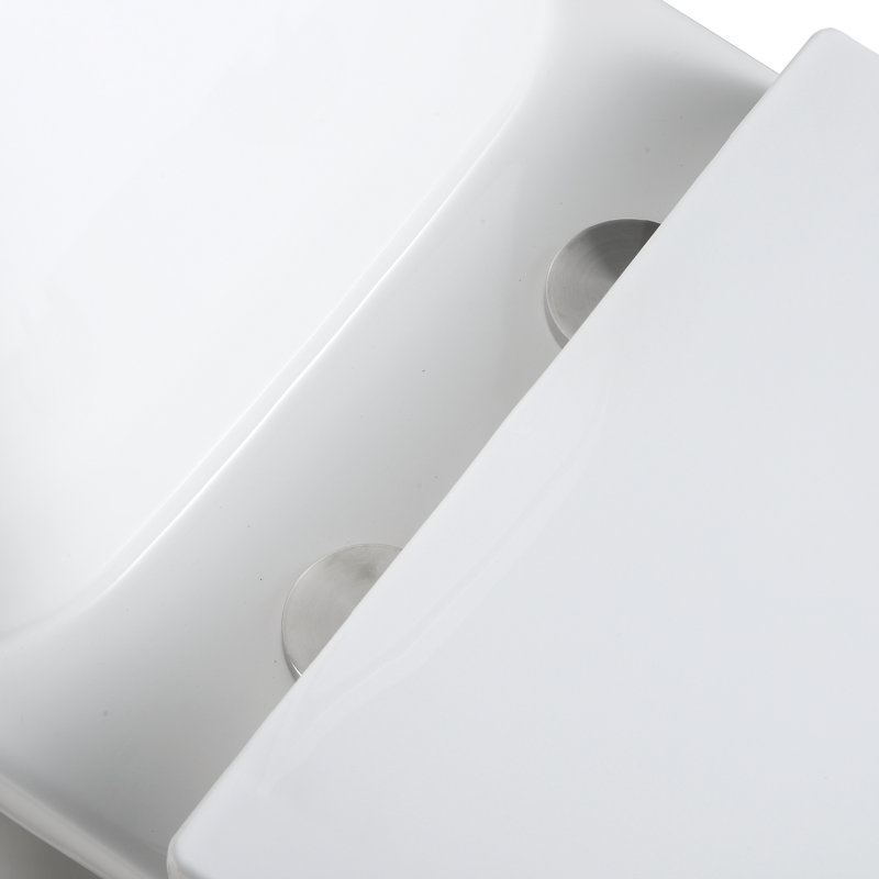 Dual-Flush Elongated One-Piece Toilet with High Efficiency Flush