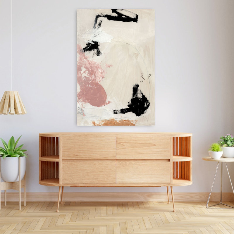 Art contemporain contemporain abstrait, H 48 po x l 32 po