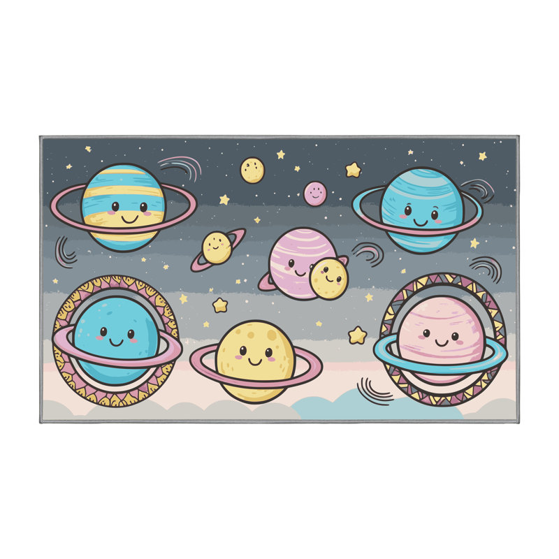 Tapis pour enfant East Urban Home, Rectangle 2 pi x 3 pi